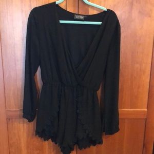 Astr black romper